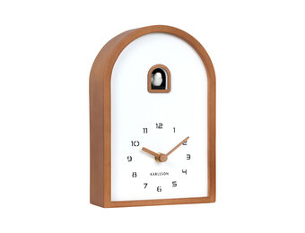 Karlsson - Wall/Table Clock Curva Cuckoo - Bruin - Øcm