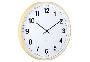 Karlsson - Wall Clock Esencia Classic XL - Bruin - Ø60cm