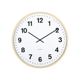 Karlsson - Wall Clock Esencia Classic XL - Bruin - Ø60cm