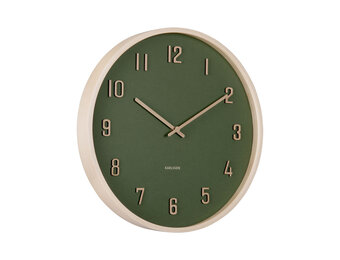 Karlsson - Wall Clock Nervadura - Groen - Ø40,8cm