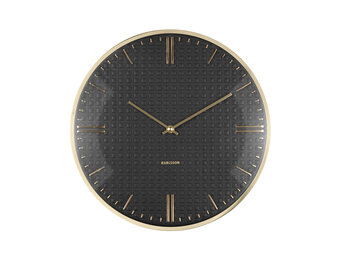 Karlsson - Wall Clock Riqueza - Zwart - Ø35cm