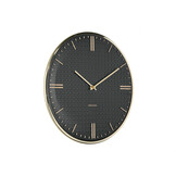 Karlsson - Wall Clock Riqueza - Zwart - Ø35cm