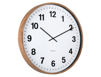 Karlsson - Wall Clock Esencia Classic XL - Bruin - Ø60cm