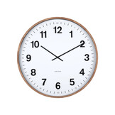 Karlsson - Wall Clock Esencia Classic XL - Bruin - Ø60cm