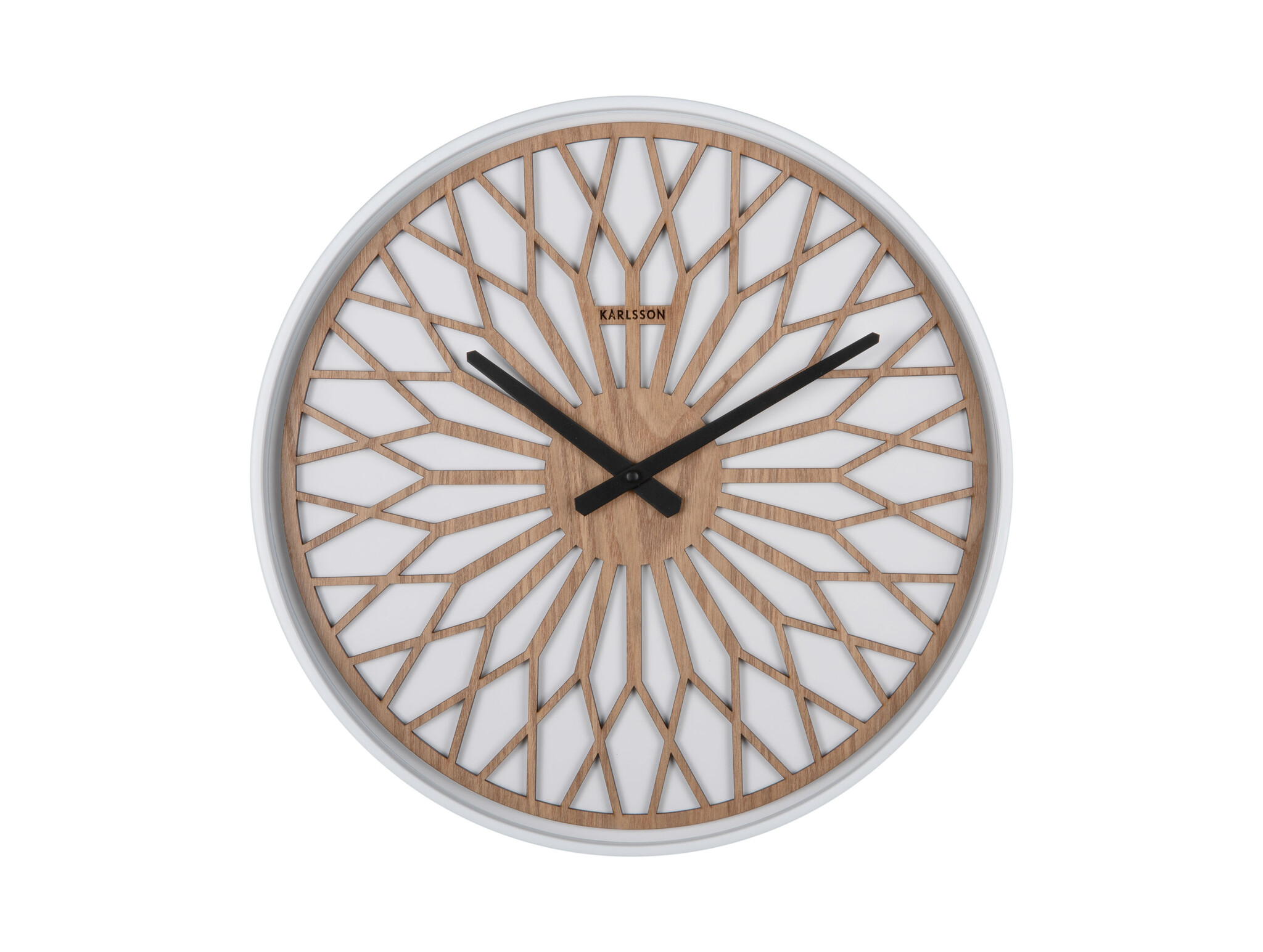 Karlsson - Wall Clock Girasol - Wit - Ø40,6cm
