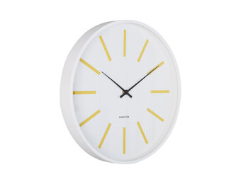 Karlsson - Wall Clock Arruga Retro - Wit - Ø40cm