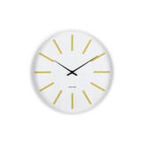 Karlsson - Wall Clock Arruga Retro - Wit - Ø40cm