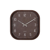 Karlsson - Wall Clock Elemental Cuadrado - Bruin - Ø30cm