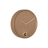 Karlsson - Wall Clock Esencia Cuckoo - Bruin - Ø30cm