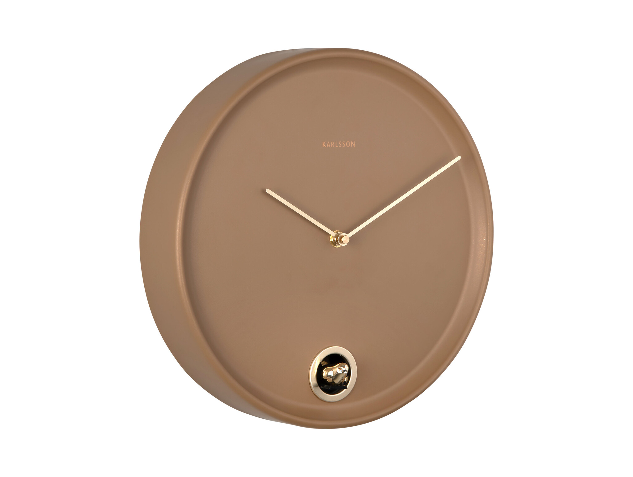 Karlsson - Wall Clock Esencia Cuckoo - Bruin - Ø30cm