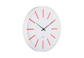 Karlsson - Wall Clock Arruga Retro - Wit - Ø40cm