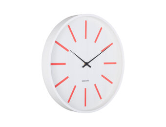 Karlsson - Wall Clock Arruga Retro - Wit - Ø40cm