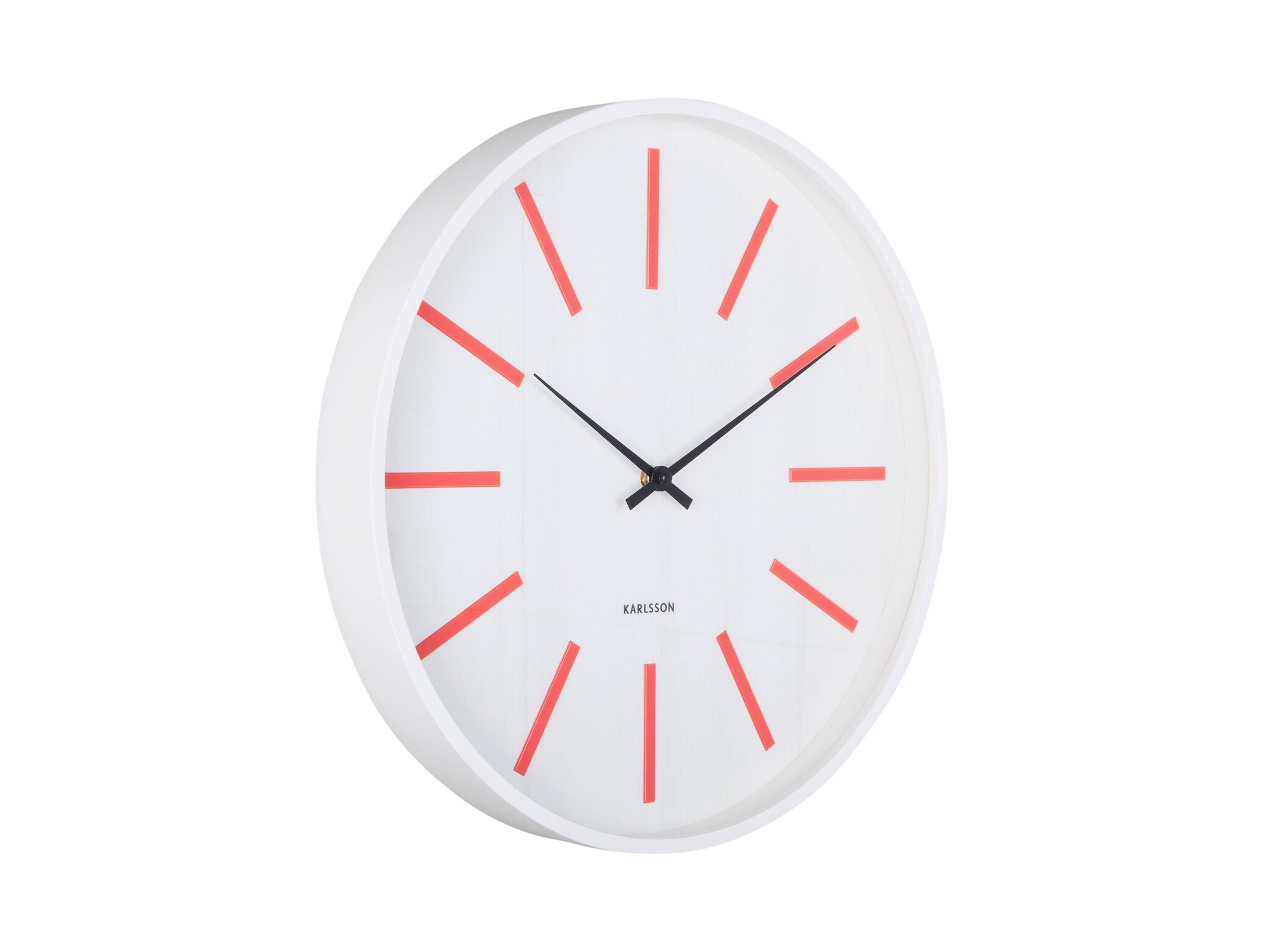 Karlsson - Wall Clock Arruga Retro - Wit - Ø40cm