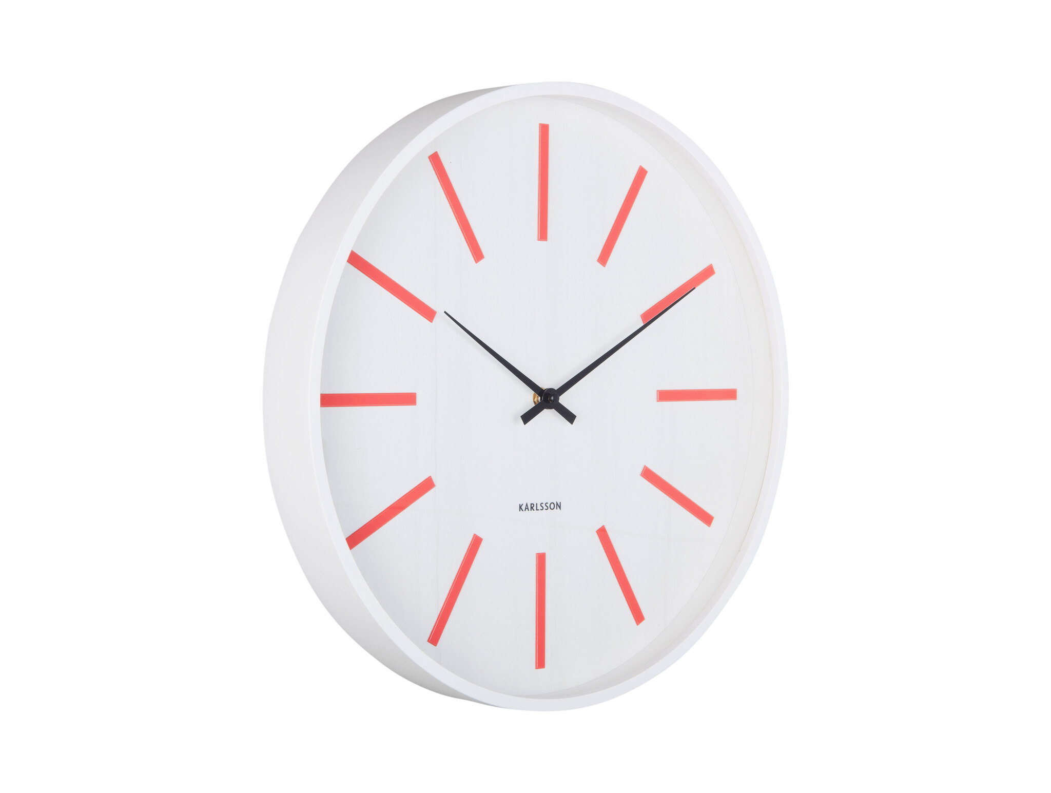 Karlsson - Wall Clock Arruga Retro - Wit - Ø40cm