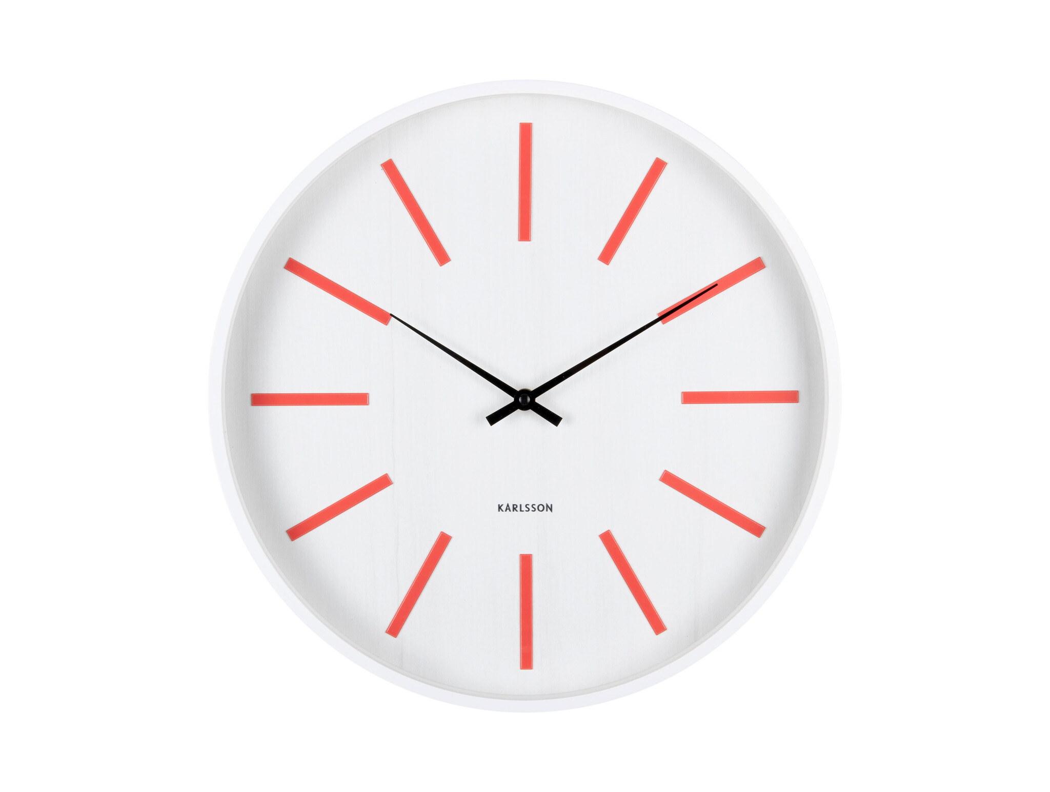 Karlsson - Wall Clock Arruga Retro - Wit - Ø40cm