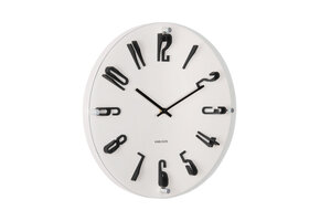 Karlsson - Wall Clock Esencia Elevated - Grijs - Ø40cm