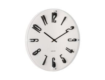 Karlsson - Wall Clock Esencia Elevated - Grijs - Ø40cm