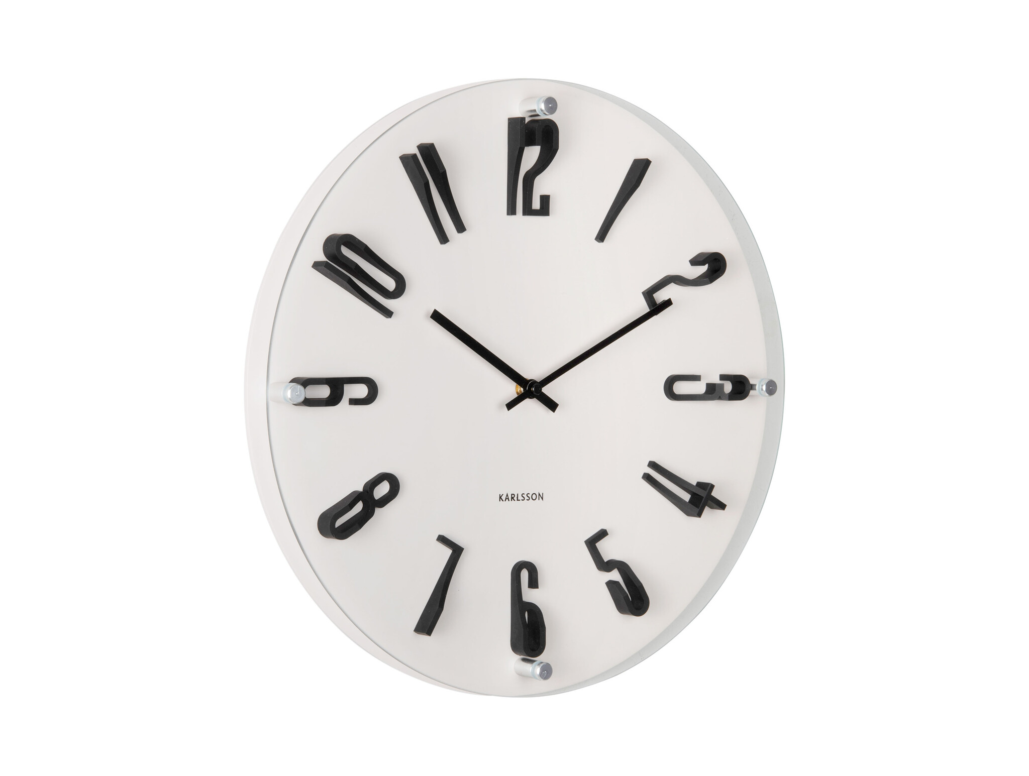 Karlsson - Wall Clock Esencia Elevated - Grijs - Ø40cm