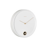 Karlsson - Wall Clock Esencia Cuckoo - Wit - Ø30cm