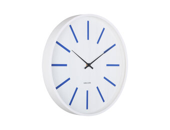 Karlsson - Wall Clock Arruga Retro - Wit - Ø40cm
