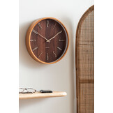 Karlsson - Wall Clock Rama - Bruin - Ø30cm