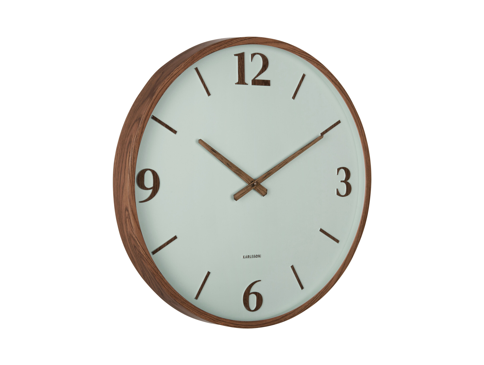 Karlsson - Wall Clock Detalle Large - Groen - Ø50,8cm