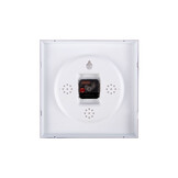 Karlsson - Wall Clock Cool Retro Cuadrado - Groen - Øcm