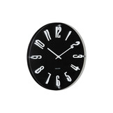 Karlsson - Wall Clock Esencia Elevated - Zwart - Ø40cm