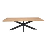 Starfurn - Eettafel Dakota - Bruin - 100x300x76 cm