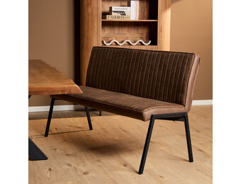 Starfurn - Eetkamerbank Tivoli - Bruin - 56x155x88 cm
