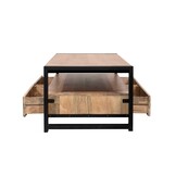 Starfurn - Salontafel Britt - Bruin - 60x120x45 cm