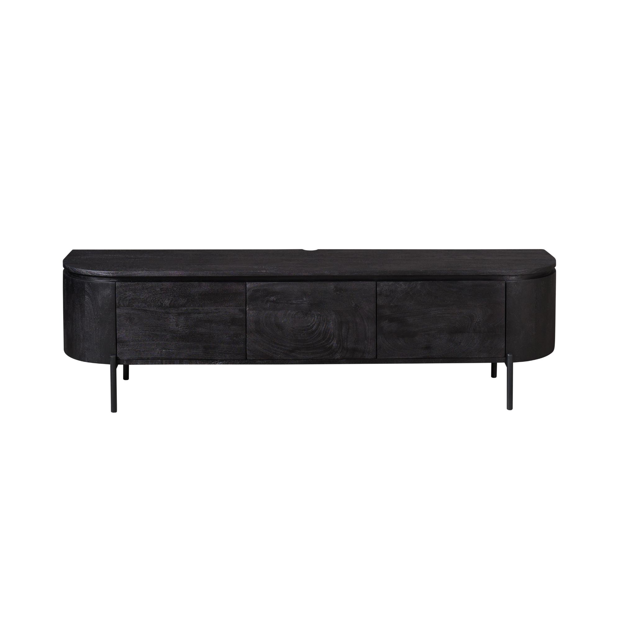 Starfurn - Tv meubel Excellent - Zwart - 35x160x45 cm
