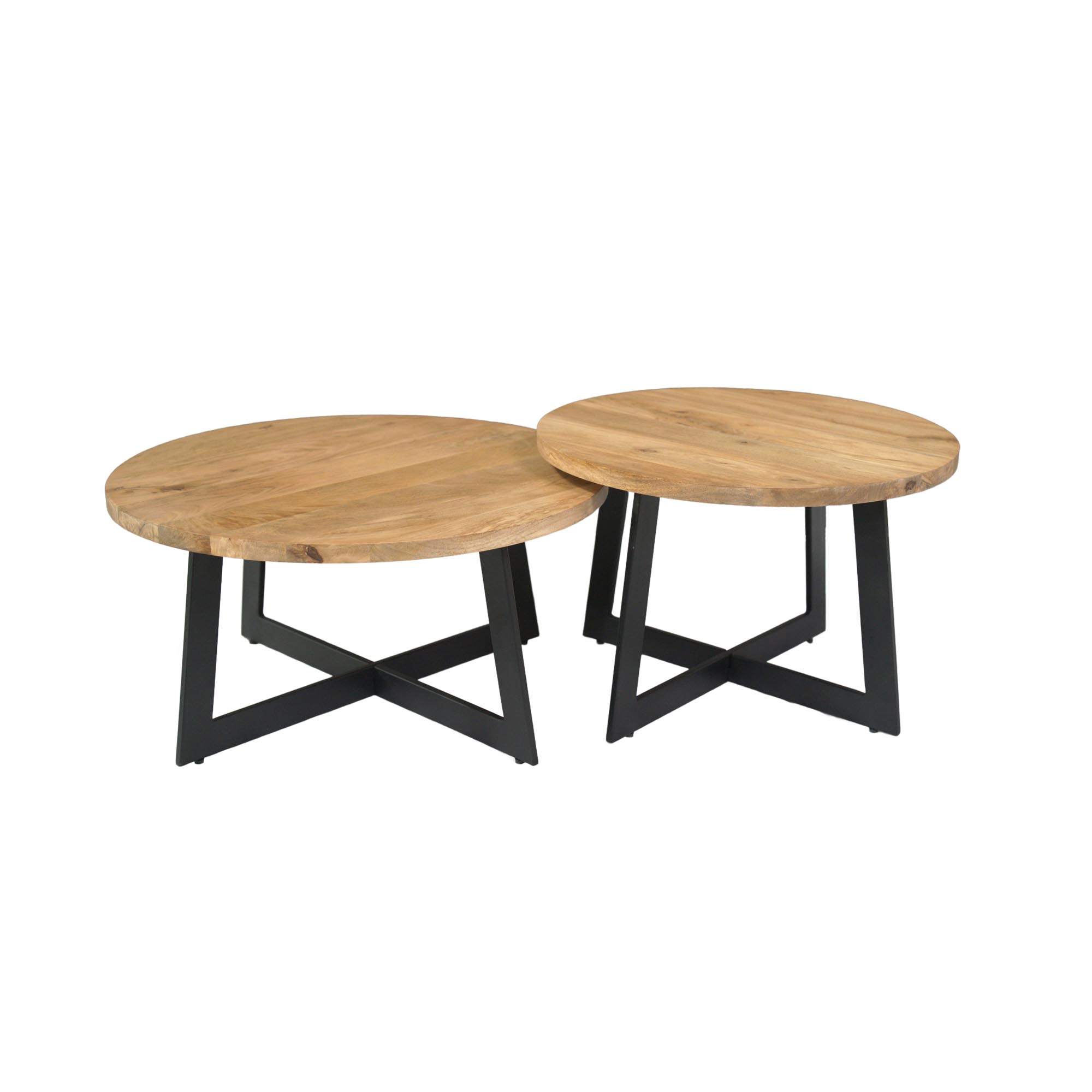 Starfurn - Salontafel Atlanta - Bruin - 70x70x35 cm