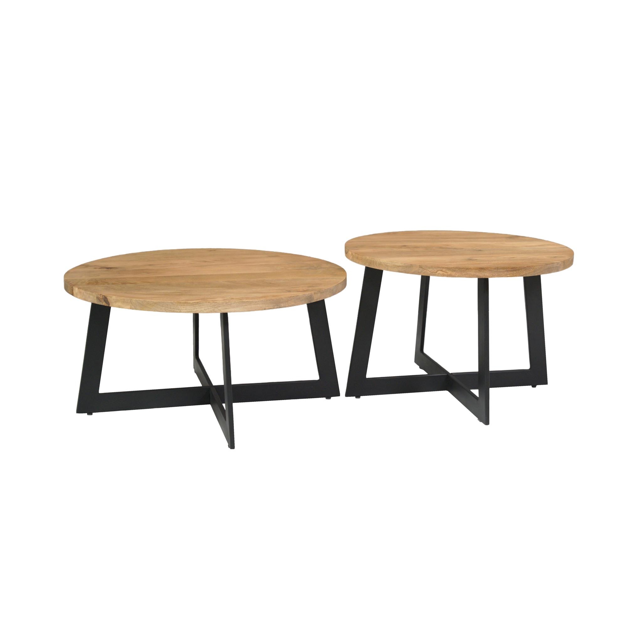 Starfurn - Salontafel Atlanta - Bruin - 70x70x35 cm