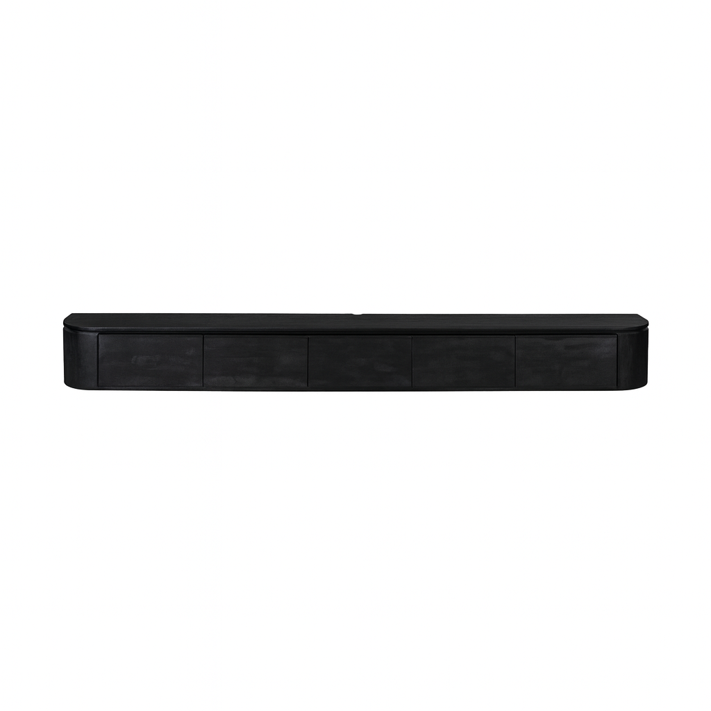 Starfurn - Tv meubel Excellent - Zwart - 35x280x30 cm