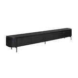 Starfurn - Tv meubel Excellent - Zwart - 35x280x30 cm