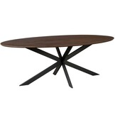 Starfurn - Eettafel Ferris - Bruin - 100x210x76 cm