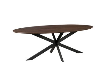 Starfurn - Eettafel Ferris - Bruin - 100x210x76 cm