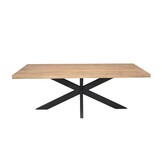 Starfurn - Eettafel Dakota - Bruin - 100x220x76 cm