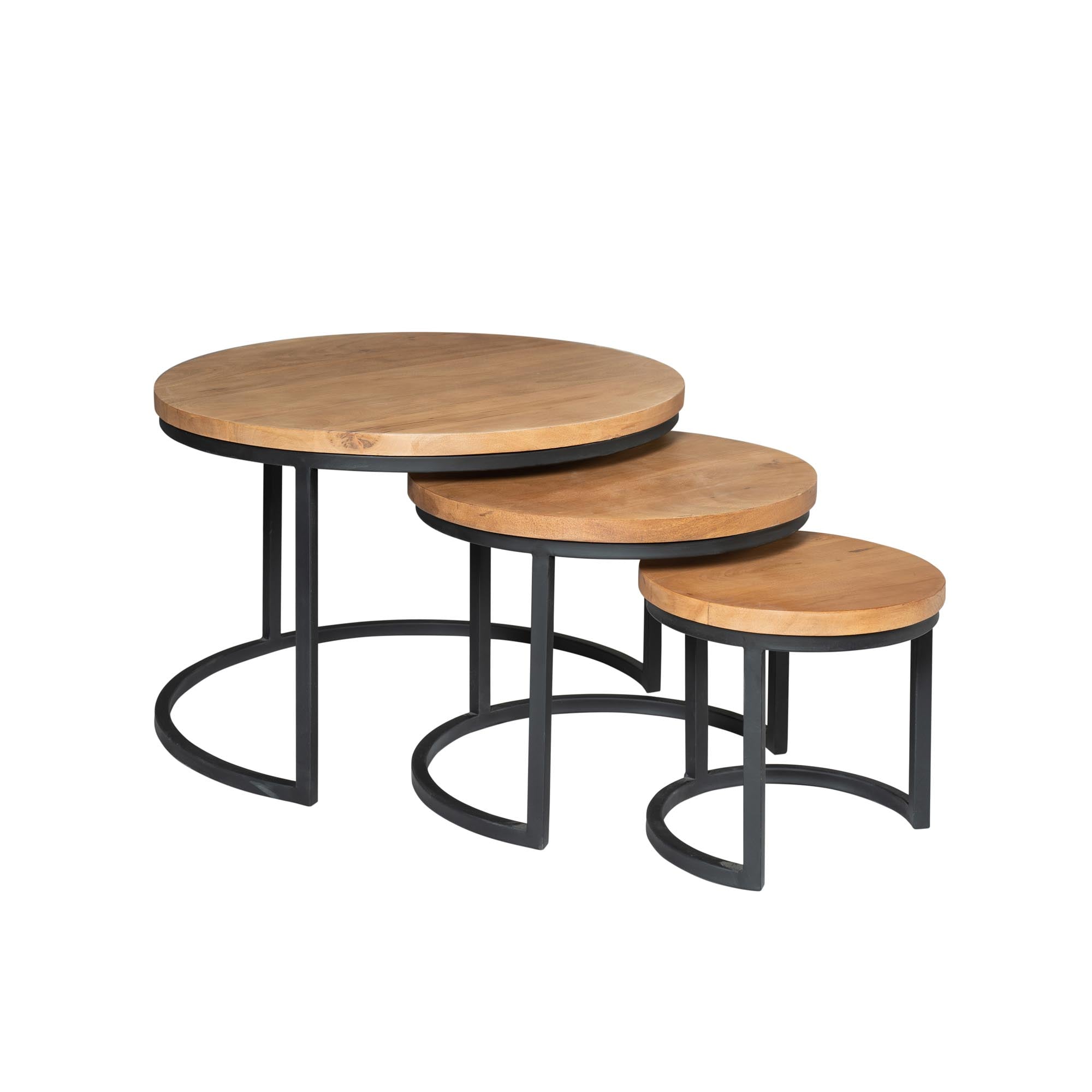 Starfurn - Salontafel Dakota - Bruin - 70x70x45 cm