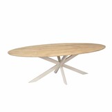 Starfurn - Eettafel Ferris - Beige - 120x280x76 cm