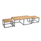Starfurn - Salontafel Dakota - Bruin - 60x120x42 cm