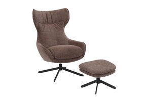 Starfurn - Fauteuil Liv - Paars - 85x77x108 cm