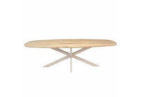 Starfurn - Eettafel Ferris - Beige - 90x280x76 cm