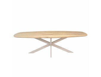 Starfurn - Eettafel Ferris - Beige - 90x280x76 cm