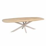 Starfurn - Eettafel Ferris - Beige - 90x280x76 cm