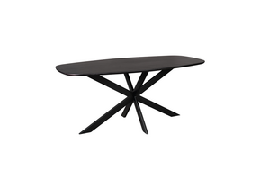 Starfurn - Eettafel Ferris - Zwart - 90x180x76 cm