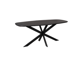 Starfurn - Eettafel Ferris - Zwart - 90x180x76 cm