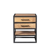 Starfurn - Salontafel Noa - Bruin - 80x80x45 cm