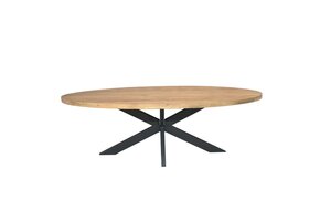 Starfurn - Eettafel Dakota - Bruin - 100x210x76 cm